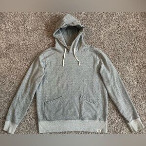 Wallace and Barnes For J. Crew Heather Gray Fleece Hoodie - Large